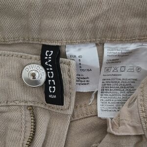 H&M Divided Beige Corduroy Pants